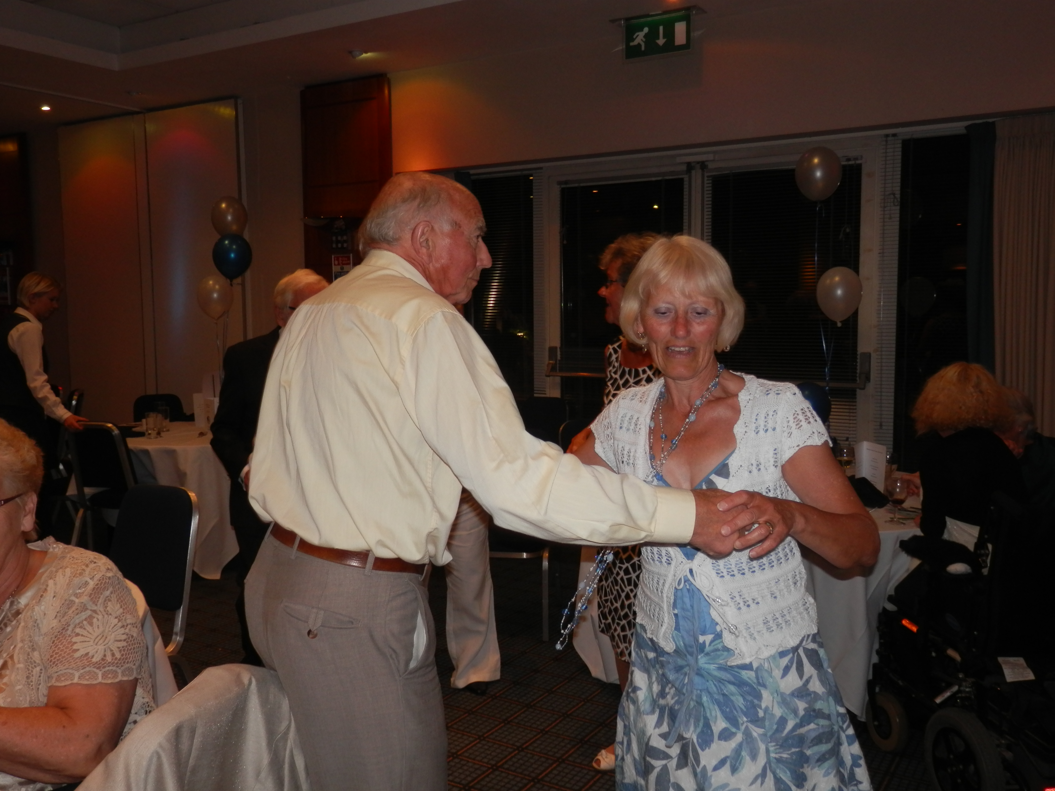 Myositis members dance at a Myositis UK event