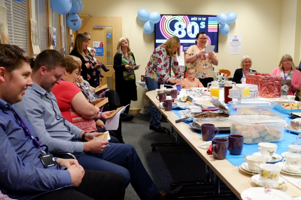 Avante Care & Support staff at the afternoon tea fundraiser